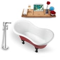 thumbnail image 1 of Tub, Faucet and Tray Set Streamline 62" Clawfoot NH1021BL-120, 1 of 7