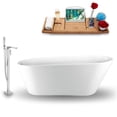thumbnail image 1 of Tub, Faucet and Tray Set Streamline 65 Freestanding NH1521-140, 1 of 1