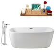 thumbnail image 1 of Tub, Faucet and Tray Set Streamline 67" Freestanding NH781-100, 1 of 1