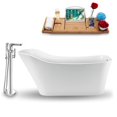 thumbnail image 1 of Tub, Faucet and Tray Set Streamline 70" Freestanding NH1340-120, 1 of 1