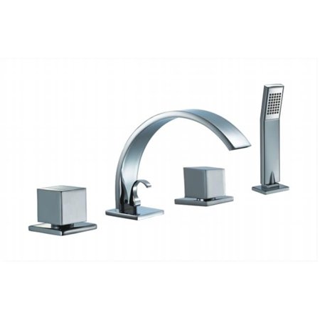 Tub Filler with Handshower - Chrome
