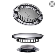 Tub Flo Stainless Steel Hair Catcher for Shower, Tub, and Sink Drains - Fits Most Drains with No Installation