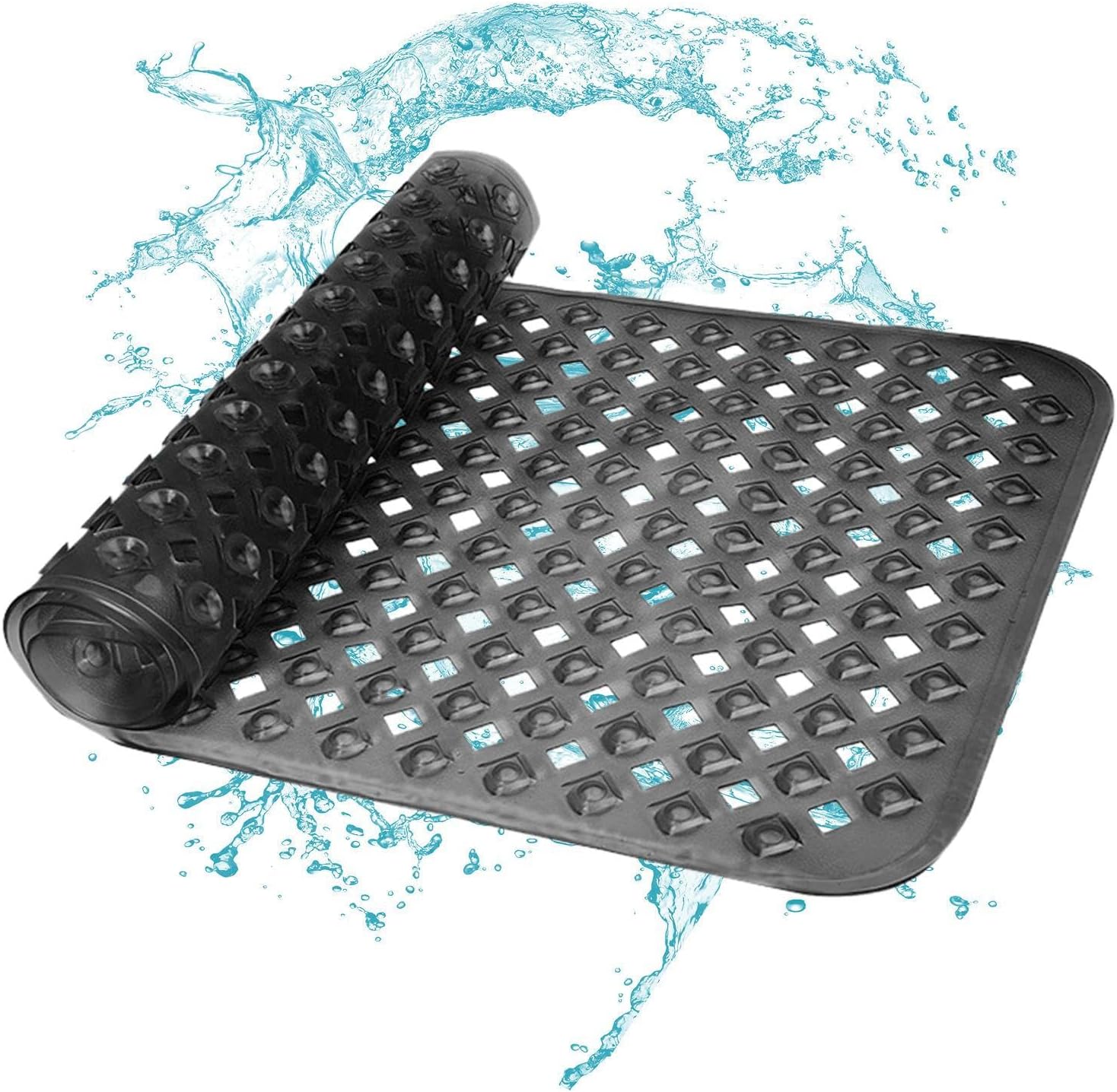 Tub Mat Anti Slip Shower Floor Mat with Strong Grip,Bathing Bathtub