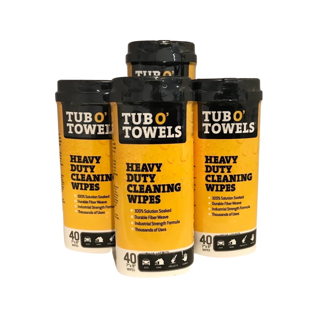  Tub O' Towels TW40 Heavy-Duty 7 x 8 Size Multi
