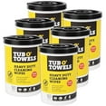 thumbnail image 1 of Tub O' Towels TW90 Heavy-Duty 10" x 12" Size Multi-Surface Cleaning Wipes, 90 Count Per Canister, 6 Pack, 1 of 6