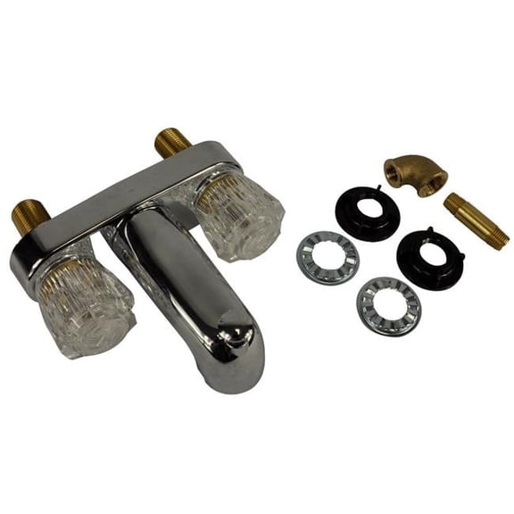 Tub & Shower Faucet 2-Acrlyc Handle, Chrome