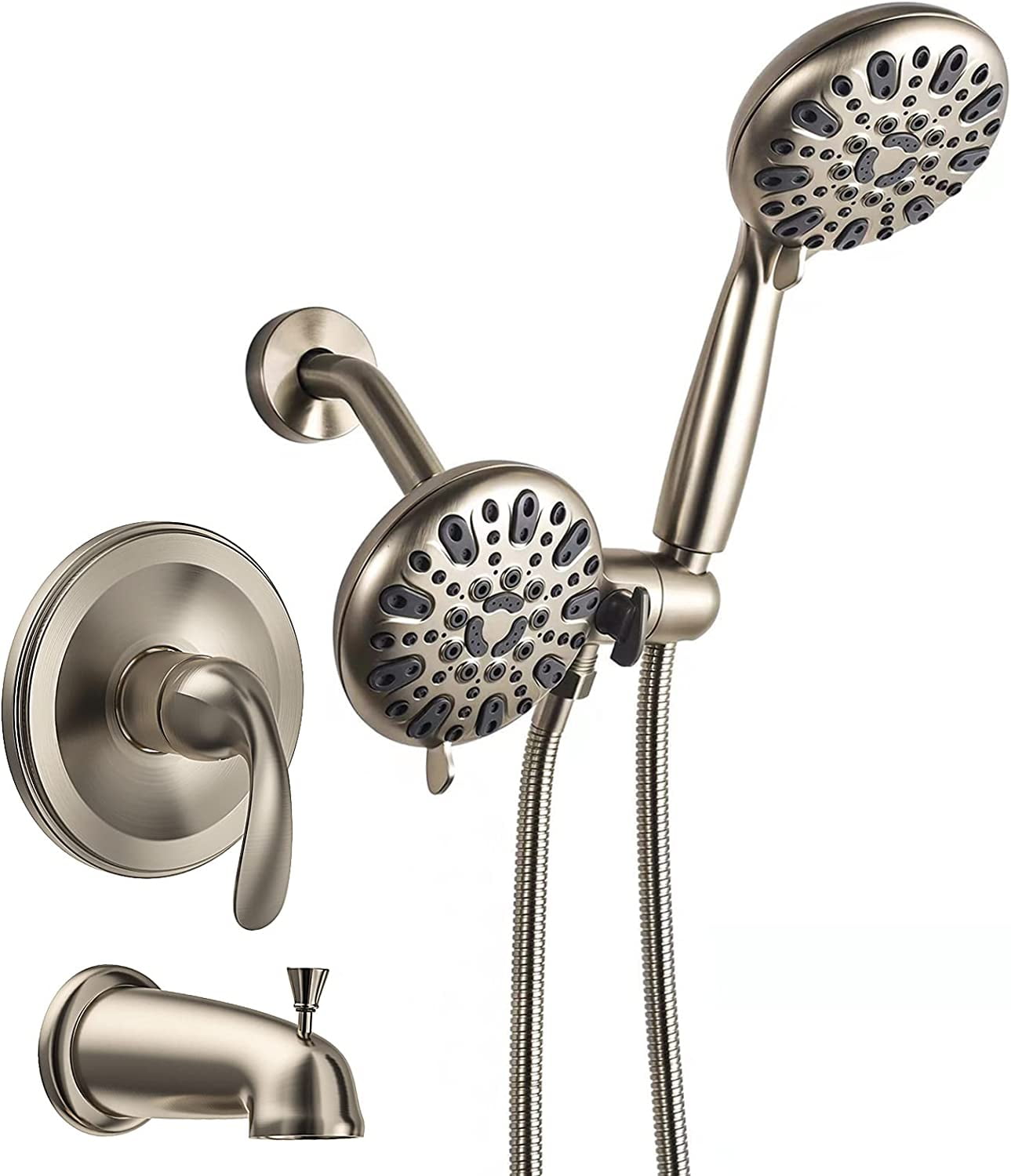 Tub Shower Faucet Set with Valve, Bathtub Shower Faucet Set with ...