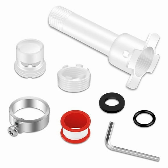 Tub Spout Adapter, Bathtub Faucet Adapter Slip Fit for Copper, Universal Fits 1/2in Pipe, IPS and 3/4in