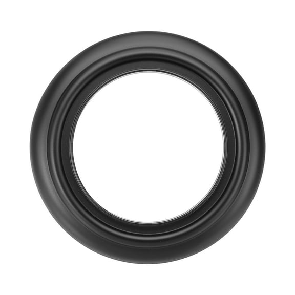 Tub Spout Ring, 2-1/4" ID x 3-9/16" OD Bathtub Spout Trim Plate Cover Ring, Decorative Bathtub Faucet Remodeling Surround Sealing Spacer Plate for Bathroom, Black