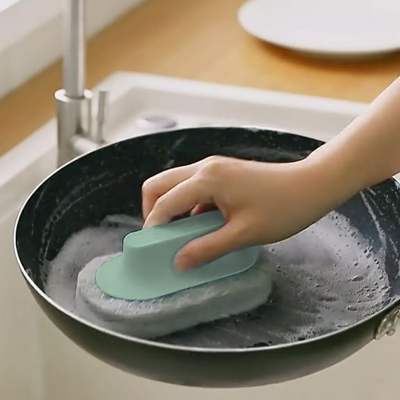 Tub Tile Cleaning Refill Sponge Brush Head, Scrub Brush, Modern Minimalist, Deep Grime Removal, Bathroom Surface, Shower Stall, Bathtub Grime, Non-slip Handle, Durable Plastic Construction,