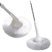 Tub Tile Scrubber Brush with 48" Extendable Long Handle, Adjustable Bathroom Brush, Non-Scratch Soft Tub Brushes Mop for Bathtub Shower Sink Faucet