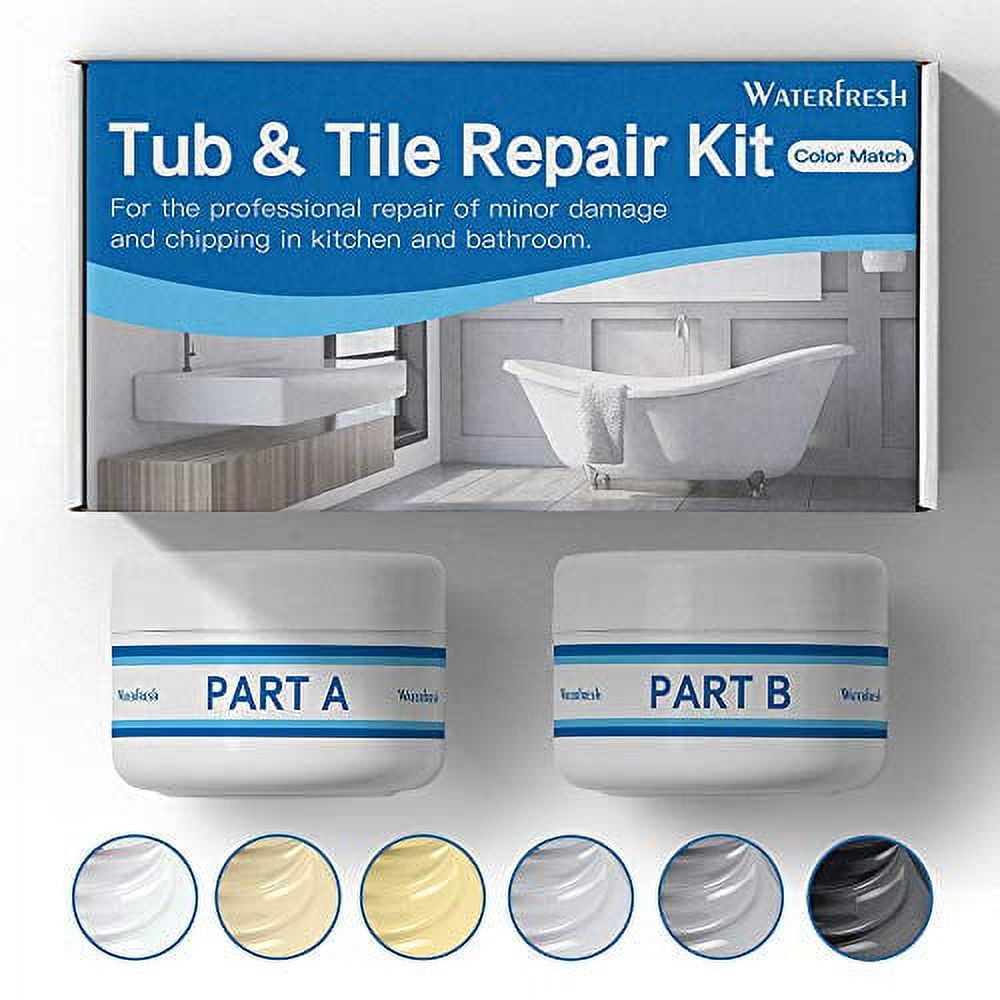 Tub Repair Kit & Porcelain Repair Kit (Color Match) - 3.7 Oz