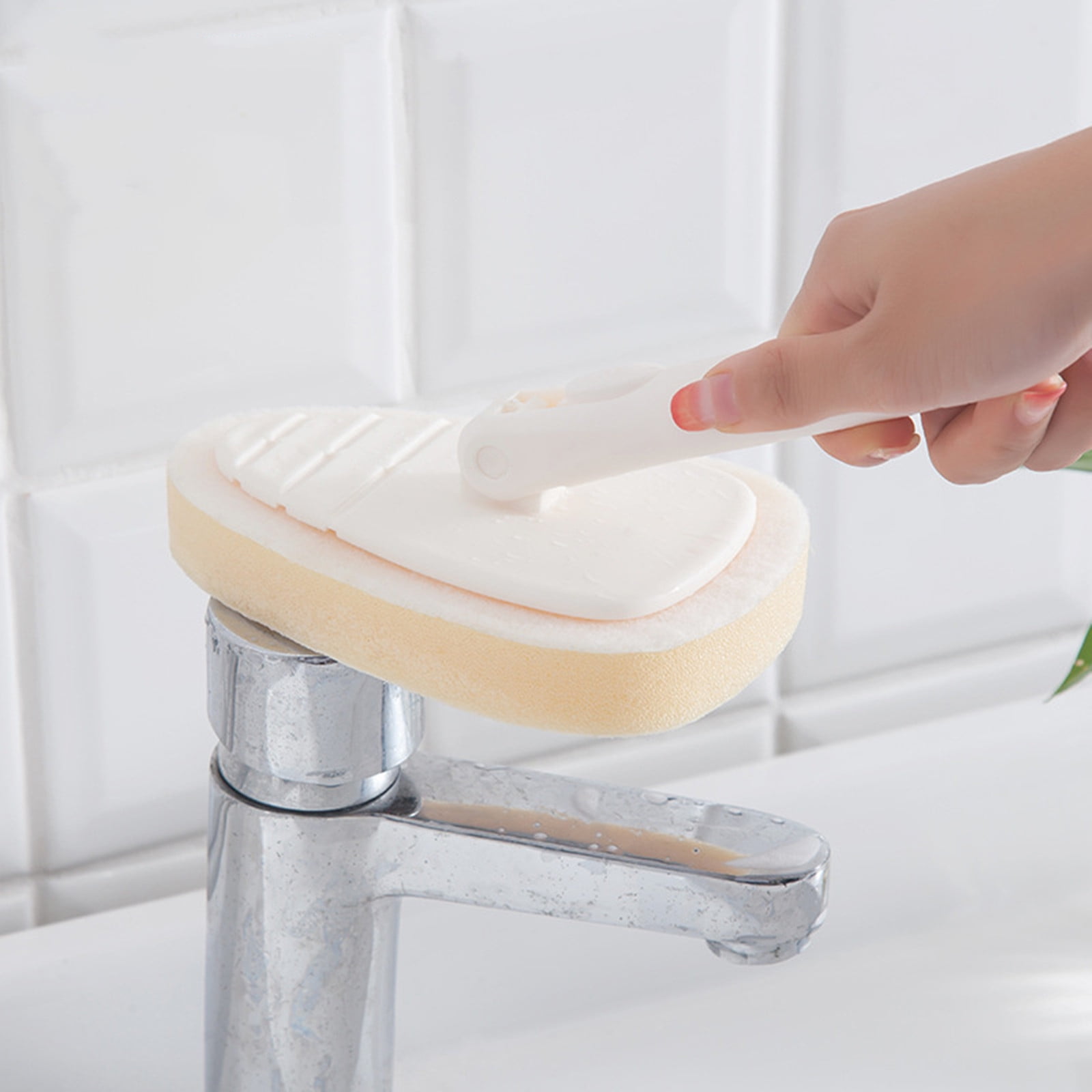 Tub Tile Sponge Cleaner Brush ,Shower Brush Cleaner Toolfor Bathroom ...
