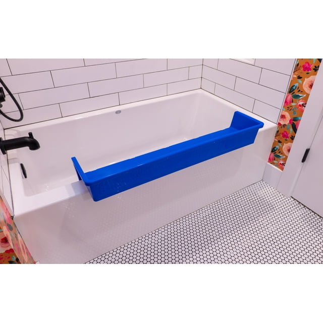 Tub Topper® The Bathtub Splash Guard Play Shelf Blue (Bathroom