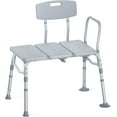 thumbnail image 1 of Tub Transfer Bench for Bathtub, FSA/HSA Eligible 400 lbs Heavy Duty Shower Chair with Backrest, Slip-Resistant Feet, Height Adjustable Shower Bench Shower Seat for Elderly and Disabled, 1 of 8