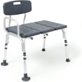 thumbnail image 1 of Tub Transfer Bench Shower Chair for Seniors is Adjustable Gray, 1 of 5