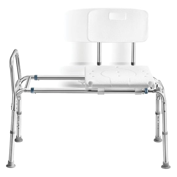 Tub Transfer Sliding Shower for Bathtub Shower Chair for Inside Shower Shower Chair for Elderly and Disabled Adjustable Height Shower Holds Weight Up to 400 Lbs FSA/HSA Eligible