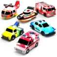 thumbnail image 1 of Tub Works Emergency Cars Light Up Bath Toys, 6 Pack, Water-Activated Light Up Toys Flash & Change Color, 1 of 9