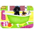 thumbnail image 1 of Tub for Two with Poodle and Pug Kitchen or Bath Mat 24x36 AMB1335JCMT, 1 of 2