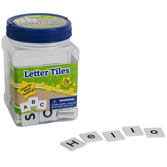 Tub of Letter Tiles | Bundle of 10 Packs