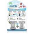 thumbnail image 1 of TubShroom and SinkShroom Drain Protectors Hair Catchers for Bathtubs and Sinks, Gray, 1 of 8