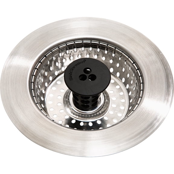TubShroom Kitchen SinkShroom Chrome Stainless Steel Kitchen Sink Strainer - Pack of 8