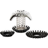 TubShroom SinkShroom Chrome Stainless Steel Drain Protector - Pack of 24
