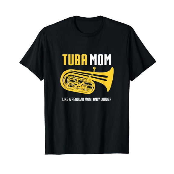Tuba Mom Shirt, Funny Cute Marching Band Gift