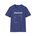 thumbnail image 1 of Tuba Player Nutrition Facts T-Shirt, 1 of 9