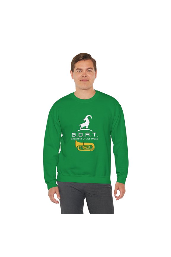 Tuba Player Tuba GOAT Crewneck Sweatshirt