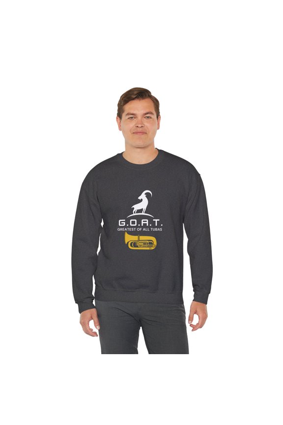 Tuba Player Tuba GOAT Crewneck Sweatshirt