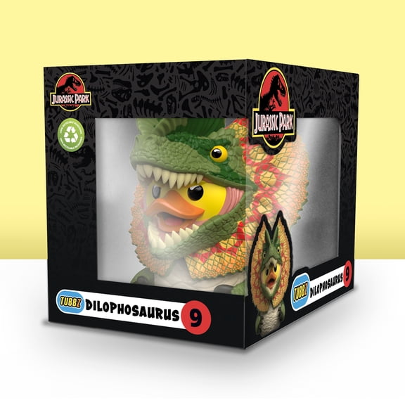 Tubbz Jurassic Park Dilophosaurus 9 Action Figure, PVC Multicolor