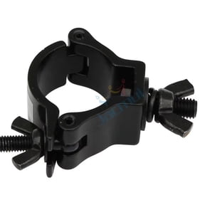 Tube 1.5" Aluminum Stage Lighting Truss Display System Accessories Truss Clamp 100kg Capacity Black