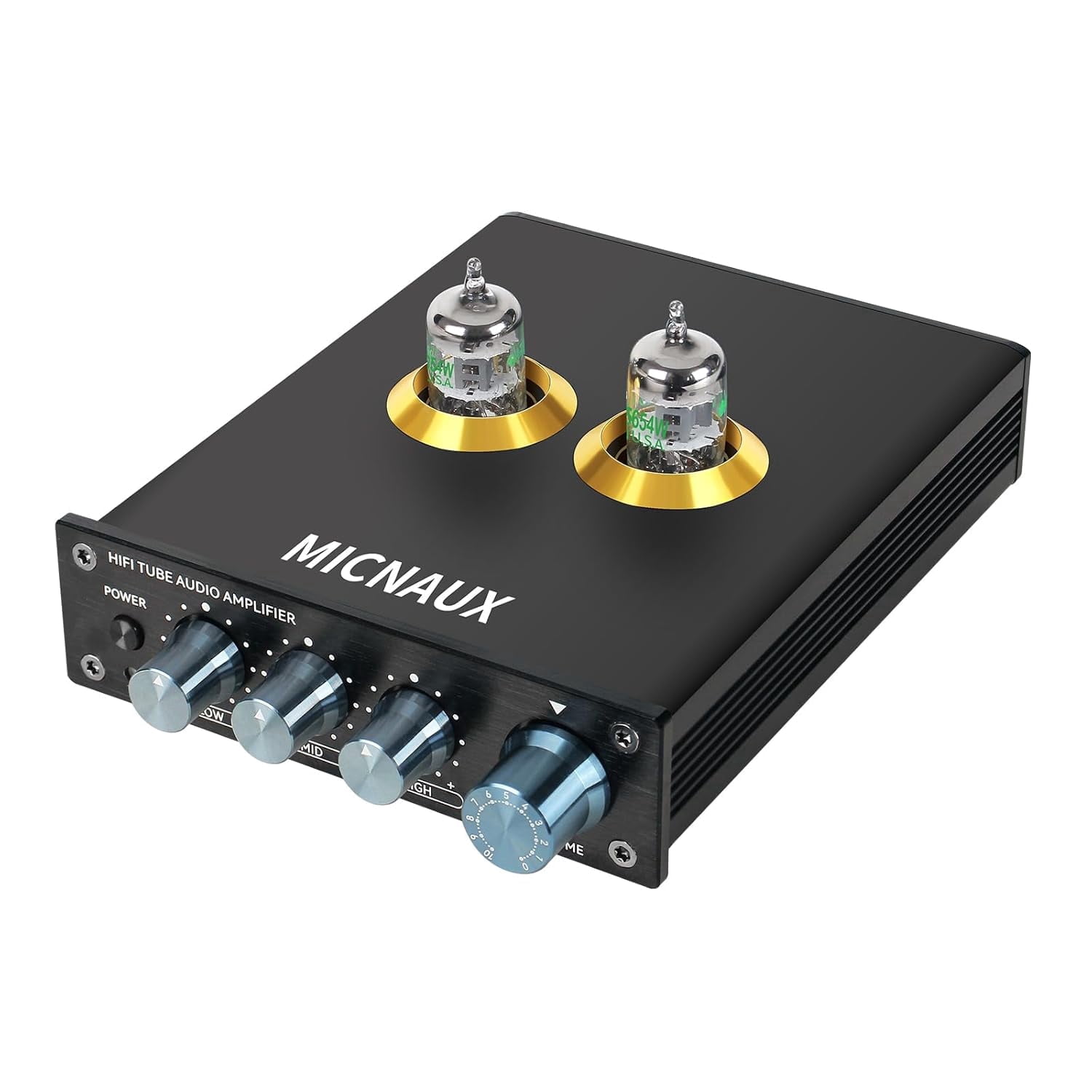 Tube Amplifier 5654W Vacuum Tubes Preamp, HD Stereo Receiver Mini Hi-Fi ...