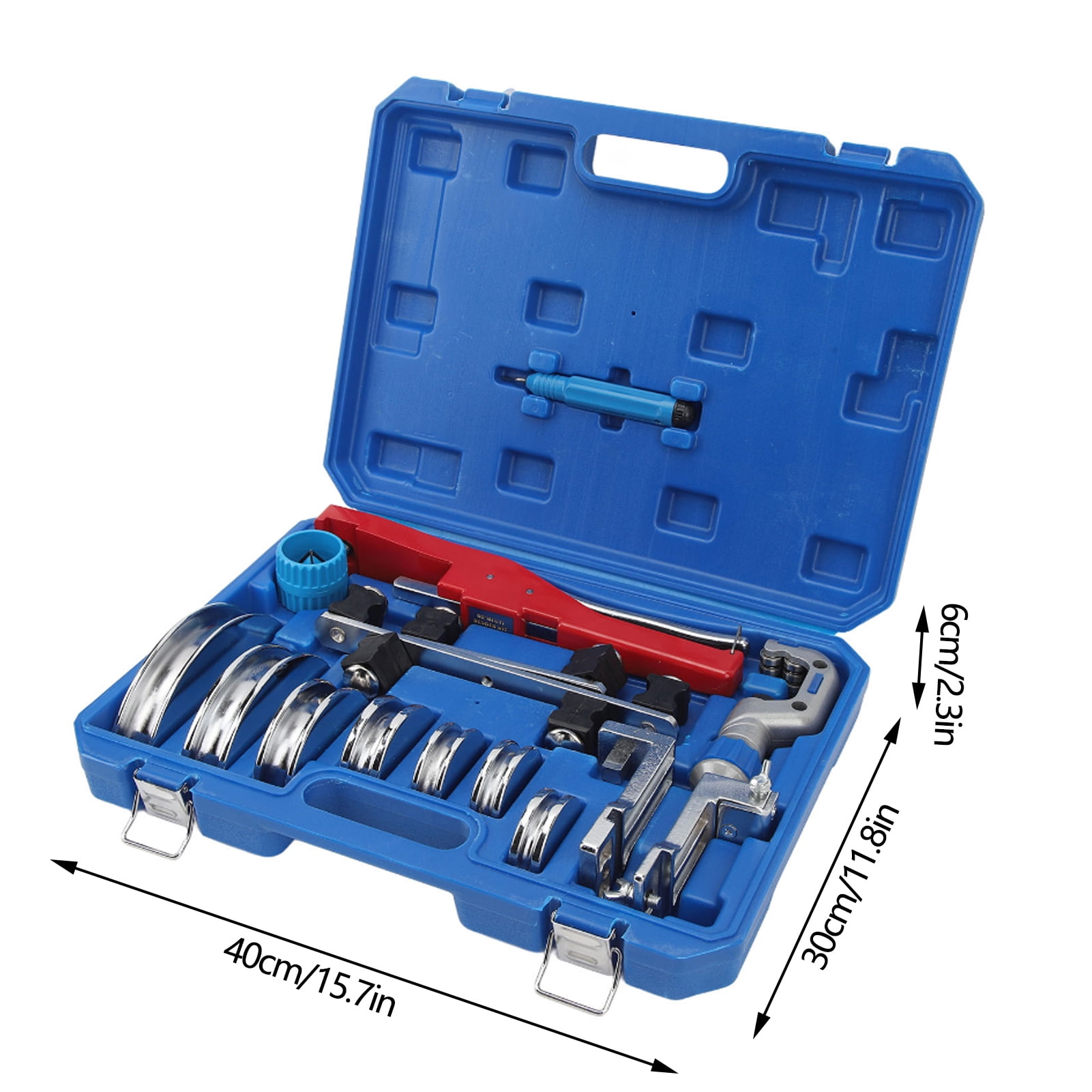 Tube Bender Kit Compact Tubing Multiple Sizes Bending Heads 3/16 to 1‑1 ...