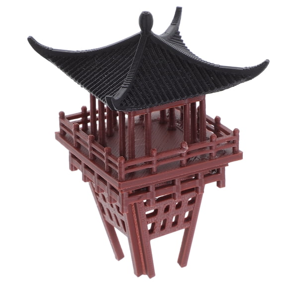 Tube Bracket Bracket Miniatures Chinese Retro Architecture 7.90X5.00X5.00CM