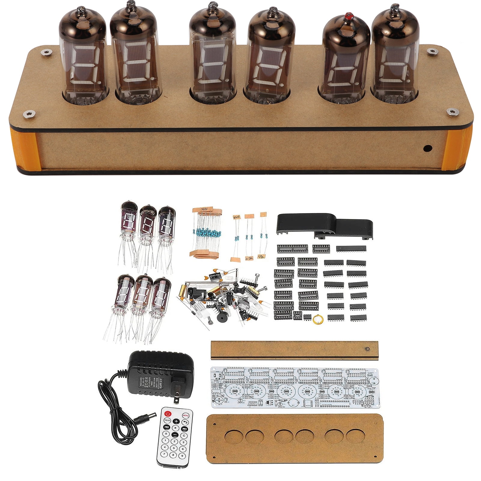 Tube Clock IV11 Vacuum Fluorescent Retro Craft Kit with Automatic