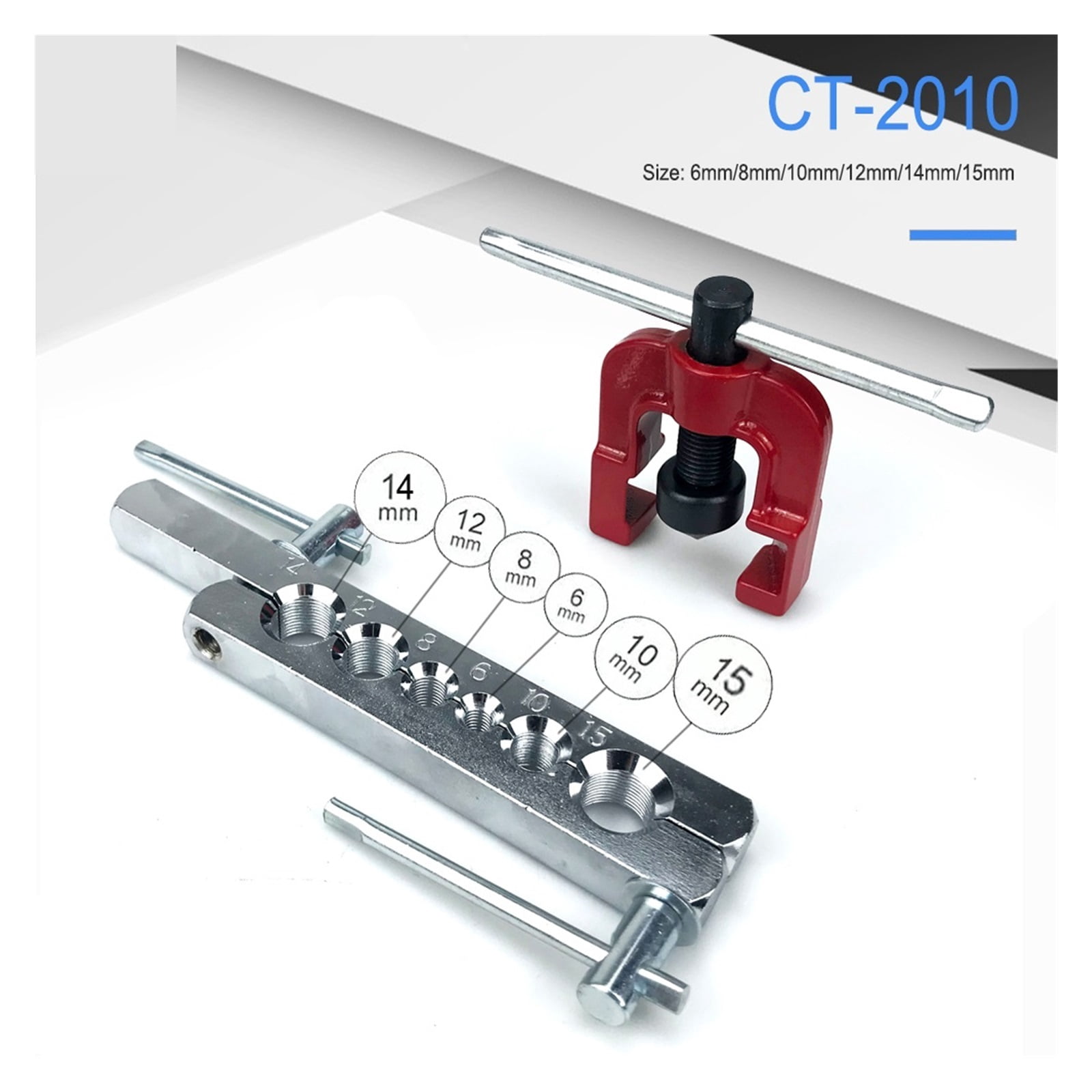 Tube Cutter Flaring Tool Kit Tube Expander Expansion Mouthparts Pipe Cutter Reamer Device For Copper Tube Flaring Tools ,Easy to Use