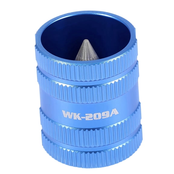 Tube Deburring Tool with High-Speed Steel Reamer Head, 6-42mm Hand Pipe Reamer and Chamfer Tool, Metal Shell for Copper PVC Brass Aluminum Tube Prep