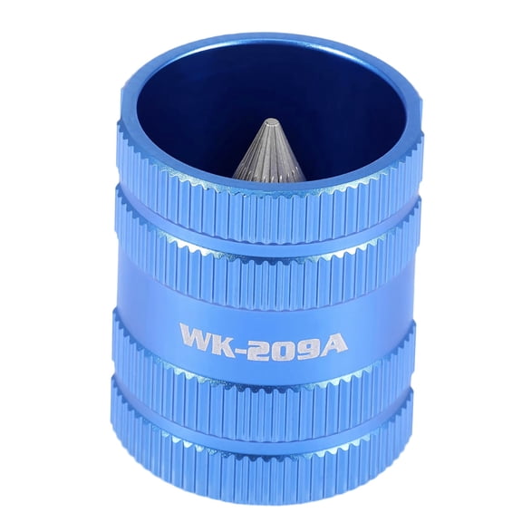 Pipe End Pretreatment Reamer 6-42mm Hand Deburring Tool with Conical Reamer Head, Knurled Grip and Metal Shell for Tube Chamfering Before Installation