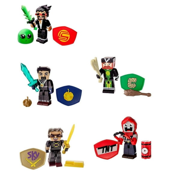 Tube Heroes 3" Action Figure Set Of 5