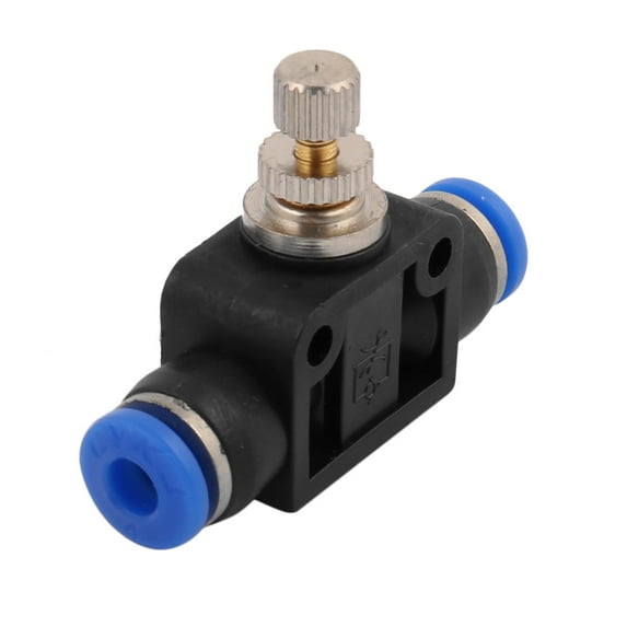 Tube OD 4mm Push In Fitting Air Flow Pneumatic Speed Control Valve
