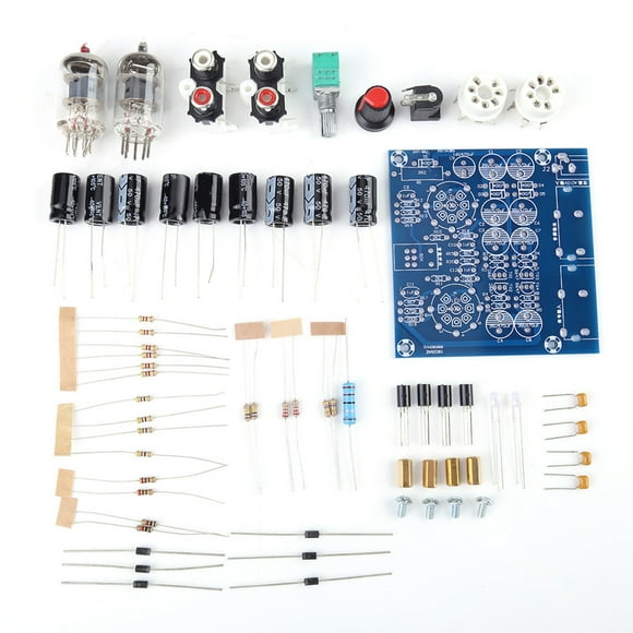 Tube Preamplifier, 5.5 * 2.5 Plug Durable High Frequency Valve Preamplifier Practical Ac12V 0.8A Preamp, for 2.0 / Stereo Headphone Amp Parts