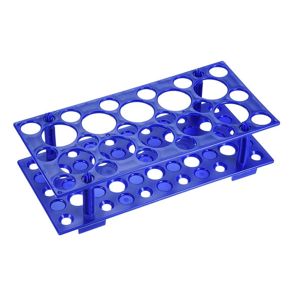 Tube Rack Detachable Polypropylene 28-Well Blue for 50mL / 15mL / 10mL
