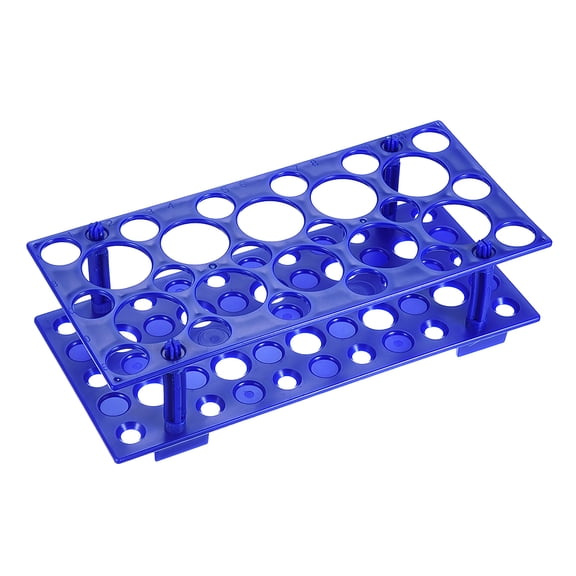 Tube Rack Detachable Polypropylene 28-Well Blue for 50ml /15ml/10ml 2 pcs