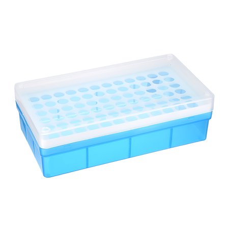 Tube Rack Polypropylene 72-Well Blue 1.5ml, 2ml