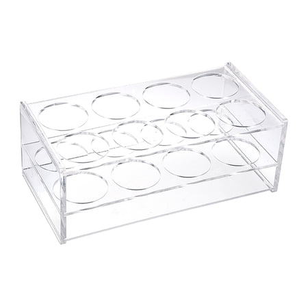 Tube Rack Polypropylene 8-Well for 100ml Clear