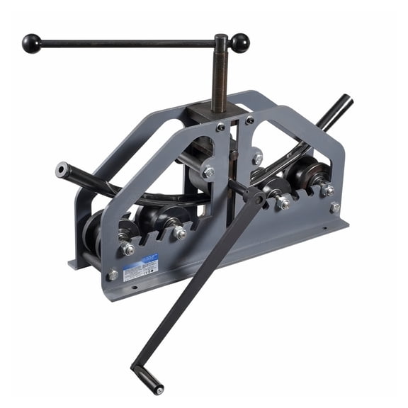 Tube Roller Bender 1-1/2", Manual Pipe Bender with 6 Dies, 360 Copper Aluminum Bending Tool for Round, Square Tube & Flat Bar - HVAC Auto Repair