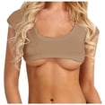 thumbnail image 1 of Tube Top Women'S Fashion Casual Solid Color Sexy Sleeveless Bra And Fun Tube Top,Yellow Women'S Blended Vest M, 1 of 3