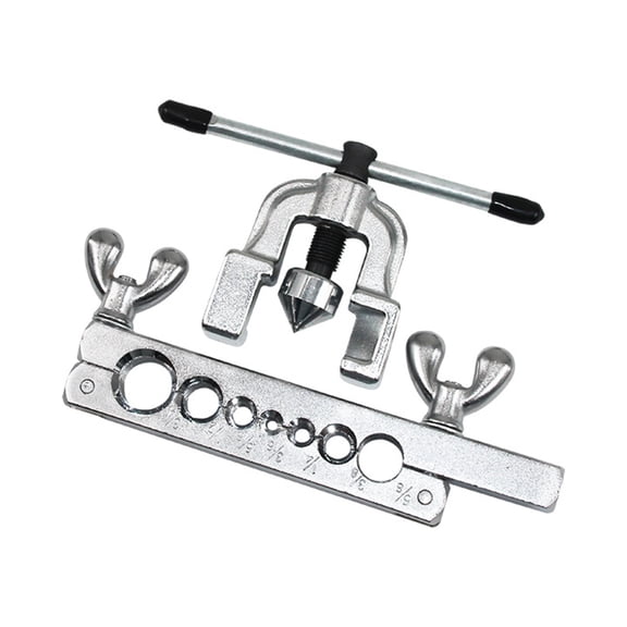 Tube expander,1/2'' 5/8'' 3/4'' Copper Brake Line 3/4'' Kit In 1/4'' 5/16'' 3/8'' 7 Dies Of Set 7 Dies Kit In Copper Of 3/16'' 1/4'' 5/8'' 3/4'' Kit 3/16'' 1/4'' 5/16'' Tool Set Silver Silver